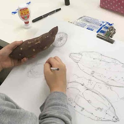 そっくりに作ろう!「さつまいもの模刻」