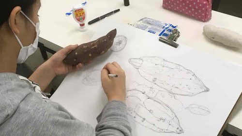 そっくりに作ろう！「さつまいもの模刻」