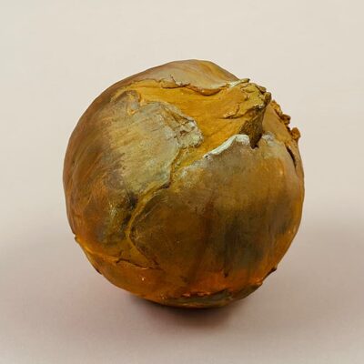 玉ねぎの粘土立体作品