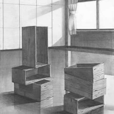 建築・環境デザイン学科 鉛筆デッサン 合格再現作品