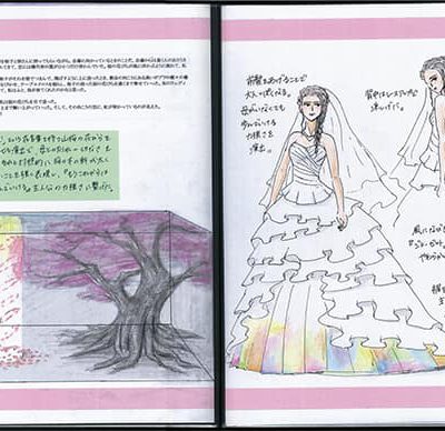 演劇舞踊デザイン学科劇場美術デザインコース 総合型選抜 ポートフォリオより抜粋