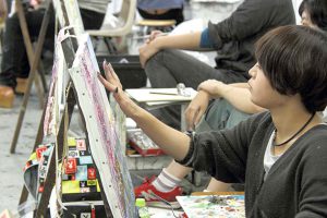 夏期講習終了! 高3生・高卒生科 油画コース編