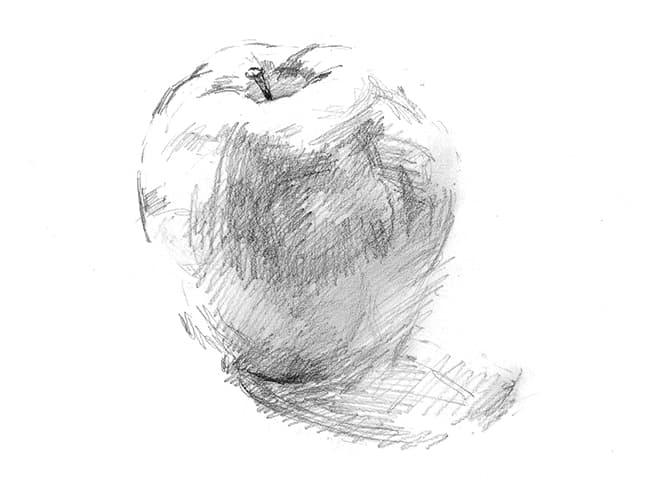 りんごの描き方 鉛筆デッサン 美大受験予備校 難関美大への現役合格なら横浜美術学院