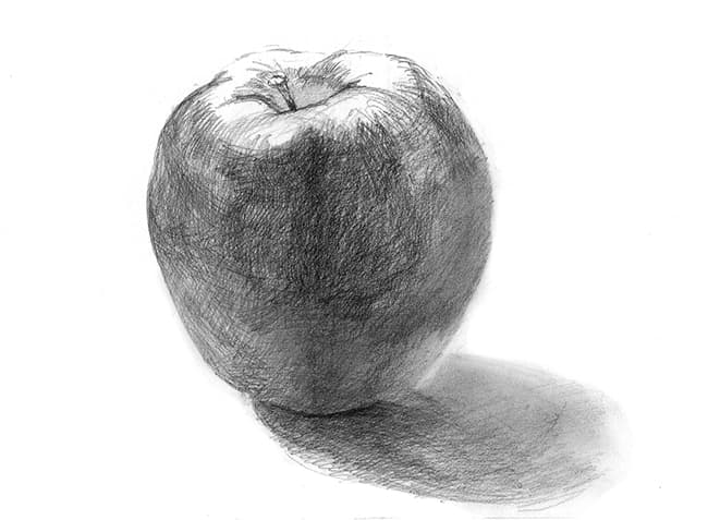 りんごの描き方 鉛筆デッサン 美大受験予備校 難関美大への現役合格なら横浜美術学院