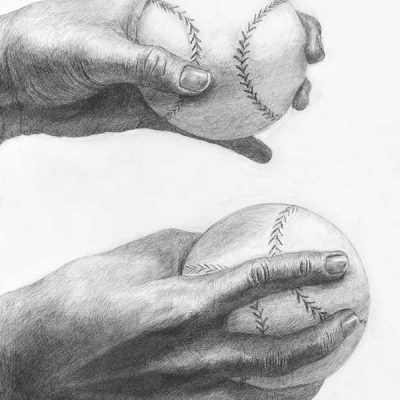 多摩美術大学グラフィックデザイン学科 学校推薦型選抜 鉛筆デッサン 合格再現作品