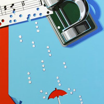 「音楽」を主たるモチーフとして、美しい色彩構成をしなさい。