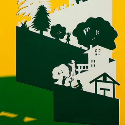 「測る（はかる）」を主たるイメージモチーフとして、美しい色彩構成をしなさい。