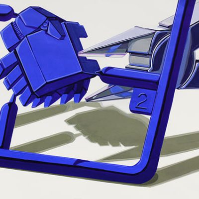 「つなぐ」を主たるイメージモチーフとして、美しい色彩構成をしなさい。