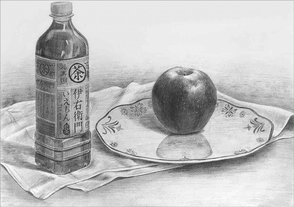 卓上鉛筆デッサン：参考作品