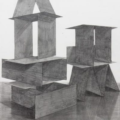 建築・環境デザイン学科 鉛筆デッサン 合格再現作品