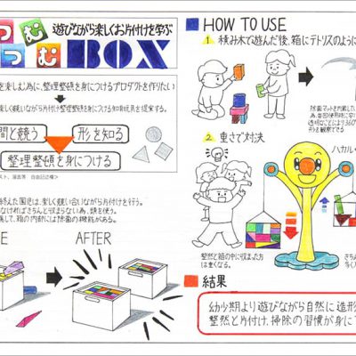 生産デザイン学科プロダクトデザイン専攻 学校推薦型選抜 選択A：「アイデア／プロセス」合格者入試再現作品