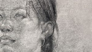 木炭で描く人物表現｜陰影と質感で立体感を引き出す技法