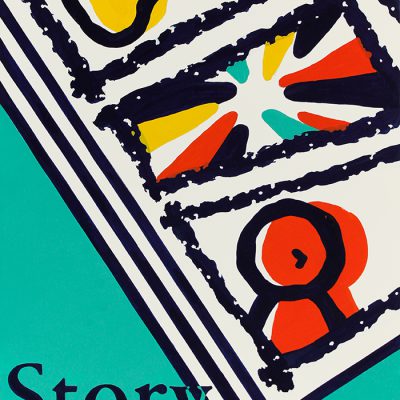 グラフィックデザイン学科 色彩構成 合格再現作品