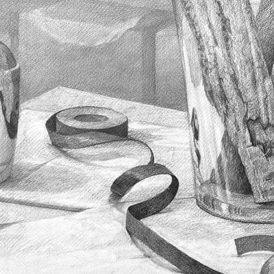 背景の描き方：空間と奥行きを活かすデッサン構成の工夫