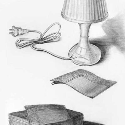 生産デザイン学科プロダクトデザイン専攻 学校推薦型選抜 選択B：「スケッチ／デッサン」合格者入試再現作品