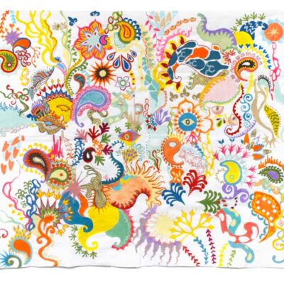 多摩美術大学生産デザイン学科テキスタイルデザイン専攻総合型選抜 合格者持参作品