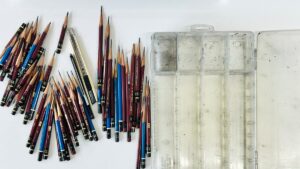 １年間使った道具箱をきれいにする