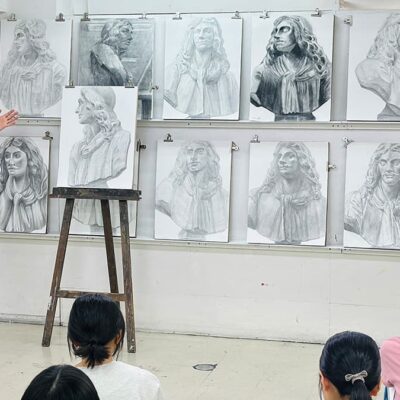 ☆田辺三重松☆「ノルウェー（バレストランド）」　デッサン画　未使用額！ コラムリレー（第146回）田辺三重松 初期の水彩画 : 道南ブロック