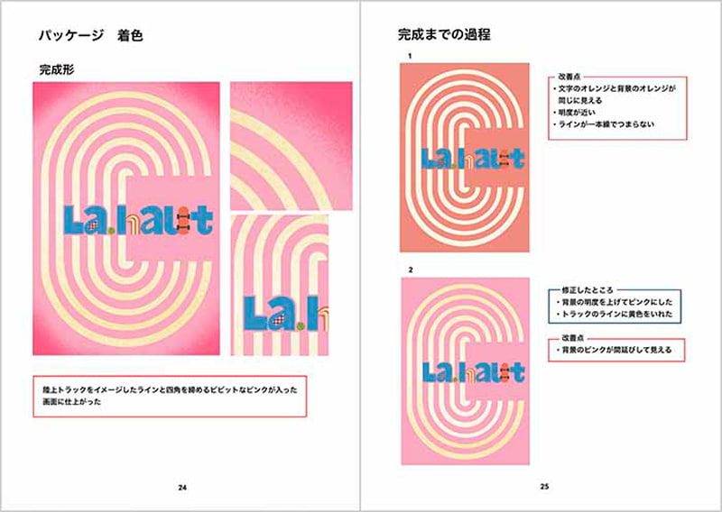 東京造形大学デザイン学部グラフィックデザイン専攻領域合格者作品