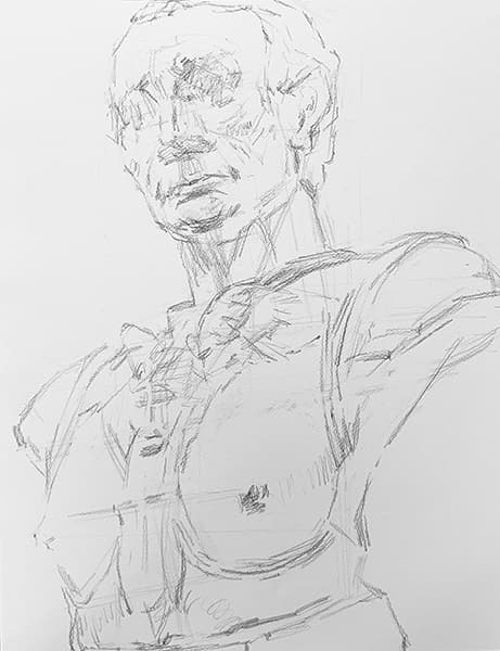 ガッタメラータのデッサンその１