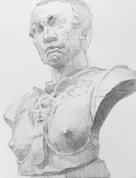 ガッタメラータのデッサンその２