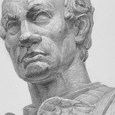 ガッタメラータの石膏デッサン：制作プロセス