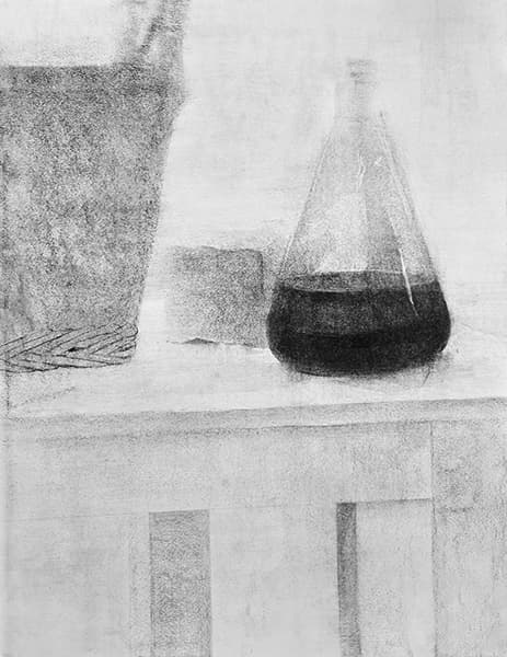 木炭デッサン制作プロセス３